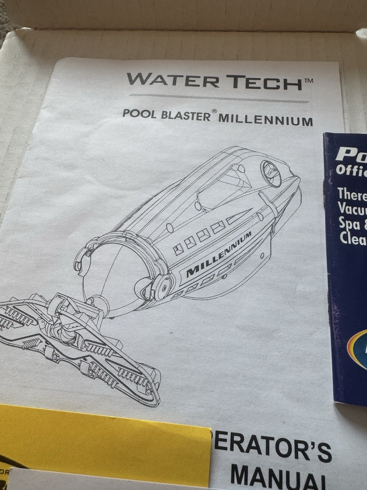 Pool Blaster Milleninium Cordless Pool Vacuum Battery Powered In Box Excellent