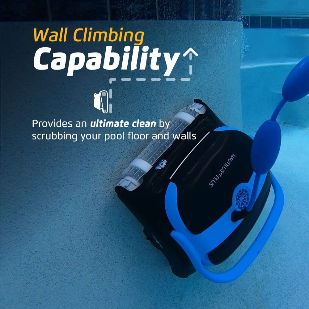 Dolphin Nautilus CC Plus Robotic Pool Vacuum Cleaner with Wi-Fi, Caddy & Cover