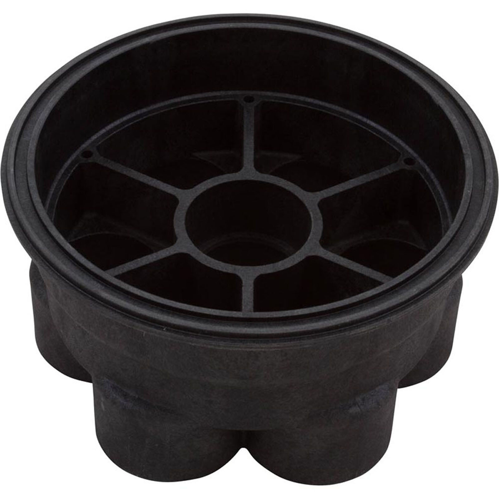 Base, Paramount Water Valve, 6 Port, 2&Prime; Black