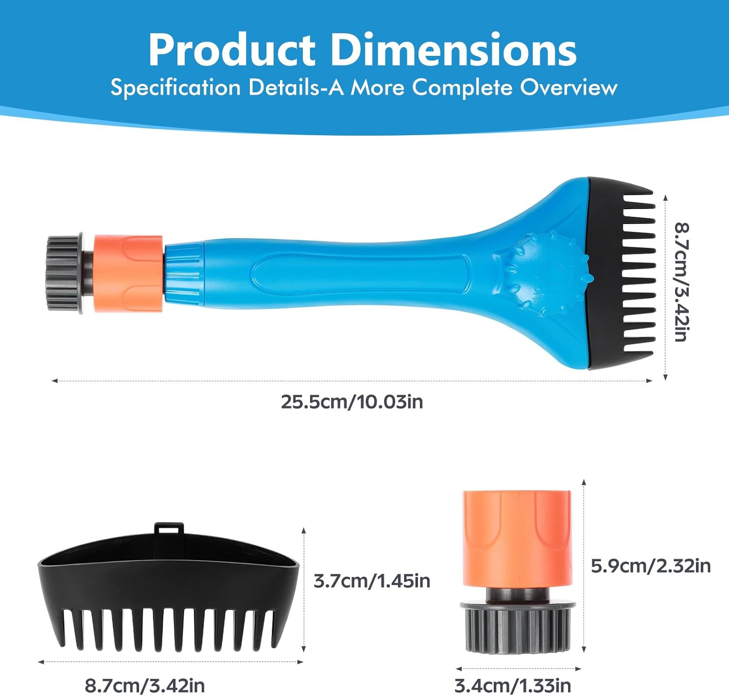 Pool Filter Cleaner Tool – High Pressure Water Sprayer for Pool & Hot Tub Cle…