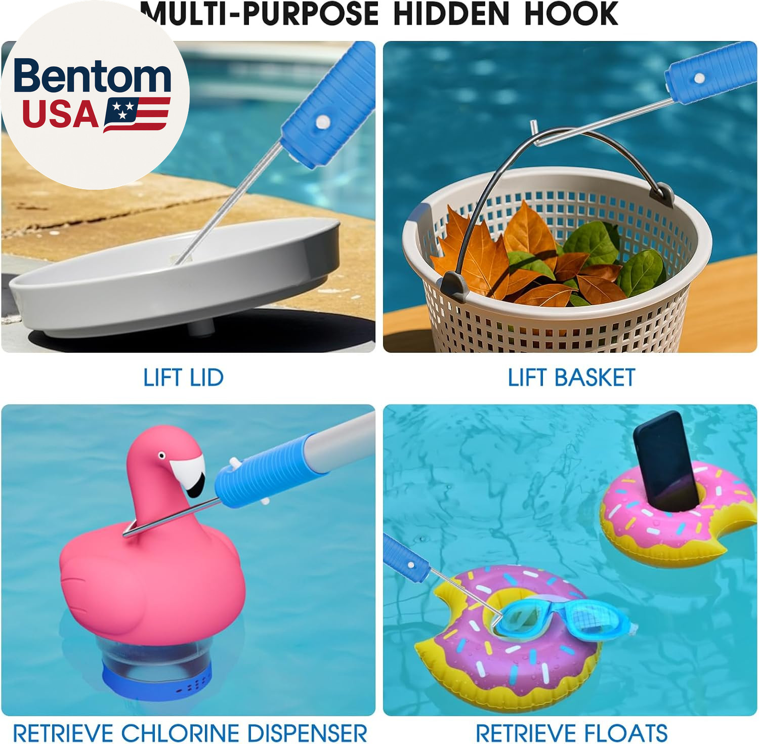 Pool Cleaning Kit Full Set – 17.5 » Self-Repair Pool Nylon Net Ultra Fine Mesh &