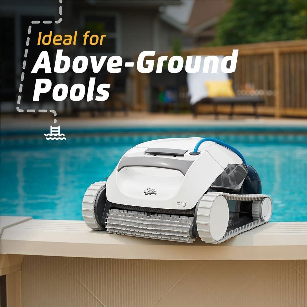 Dolphin E10 Above Robotic Ground Pool Cleaner 99996133-USF