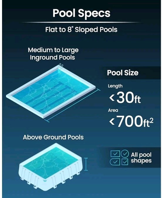 Kokido Xtrojet 620 Automatic Leaf Robotic Pool Vacuum Cleaner (Model: RC060)
