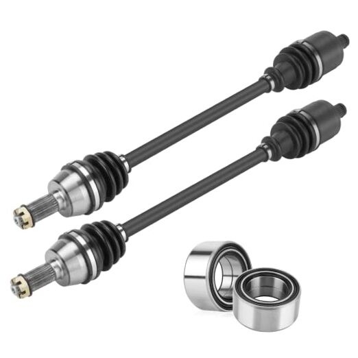 Front CV Axle & Wheel Bearing Kit for Polaris 2010-2017 2*Front Axles+bearings