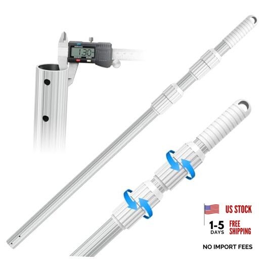 UPGRADED Pool Pole 15 Foot Telescopic Swimming Pool Poles,Telescopic 15 Feet
