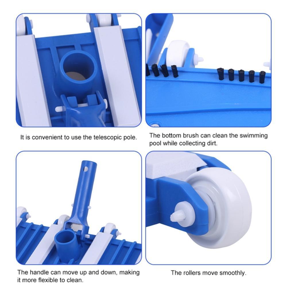 14&Prime; Cleaning accessories for In-ground Pool Flexible Swimming Pool Vacuum Head