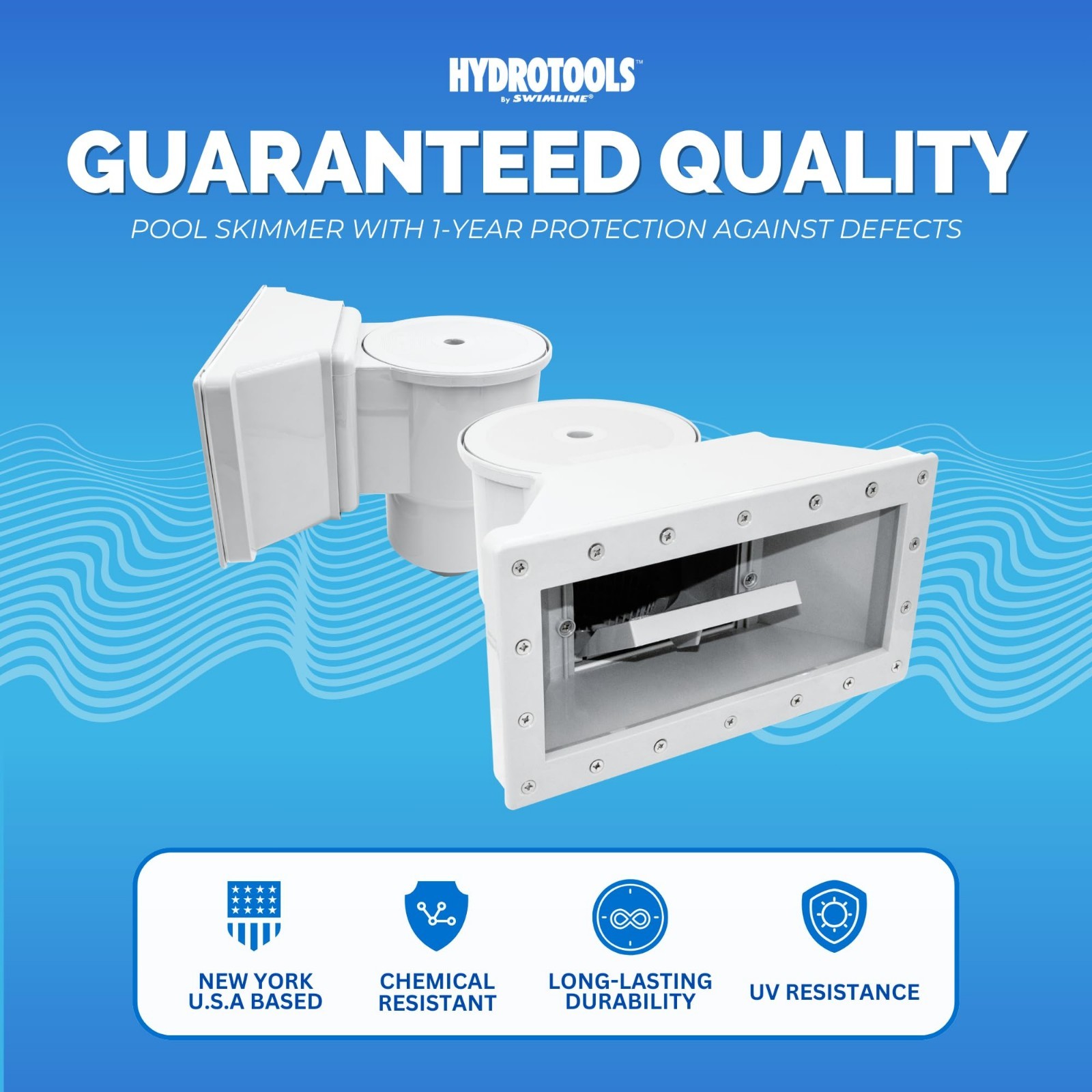 Wide Mouth Above Ground Pool Skimmer Kit | Durable ABS | Easy Access Basket | Sn