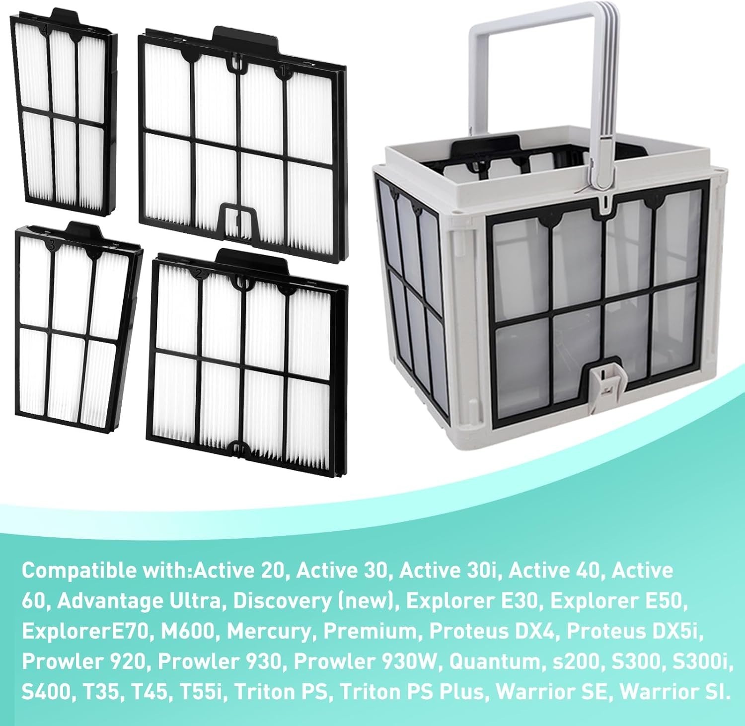 High-Efficiency Replacement Filters for Dolphin Cleaners