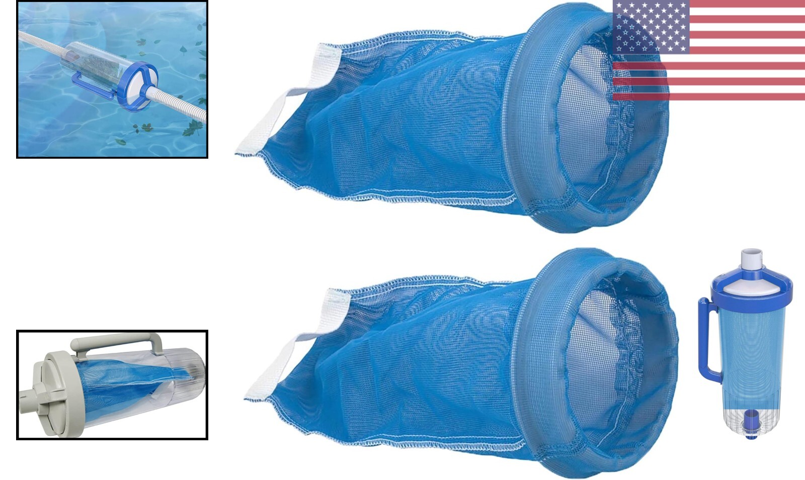 Leaf Canister Permanent Bag Replacement – Compatible with Hayward W530 – 2 Pack