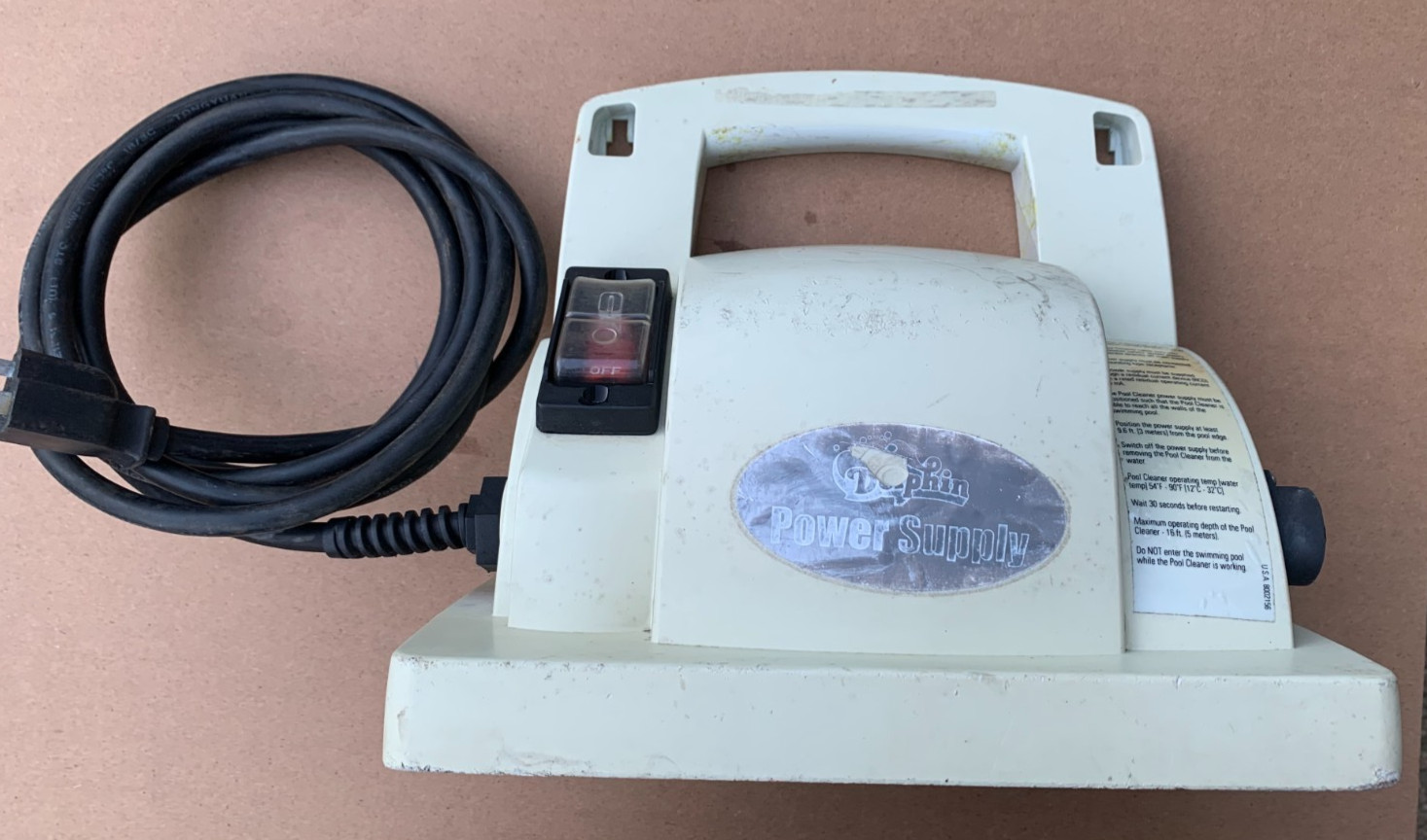 MAYTRONICS Dolphin Pool Cleaner Power Supply Diagnostic DC 30V 9995655 DC Works.