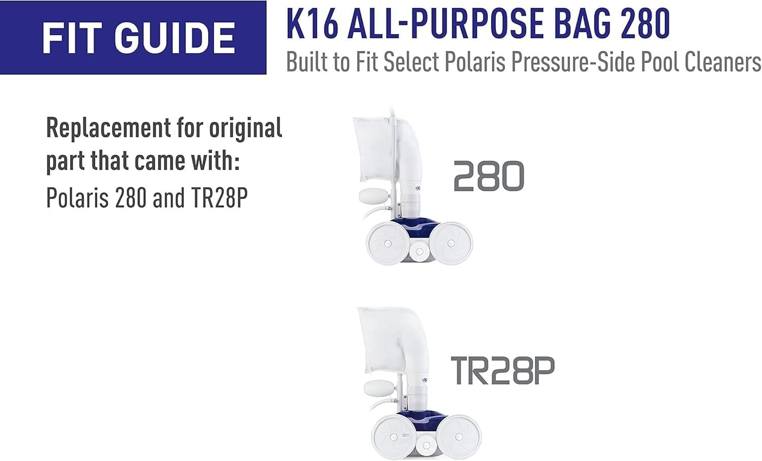 Zodiac K16 All Purpose Bag for Pressure-Side Cleaners