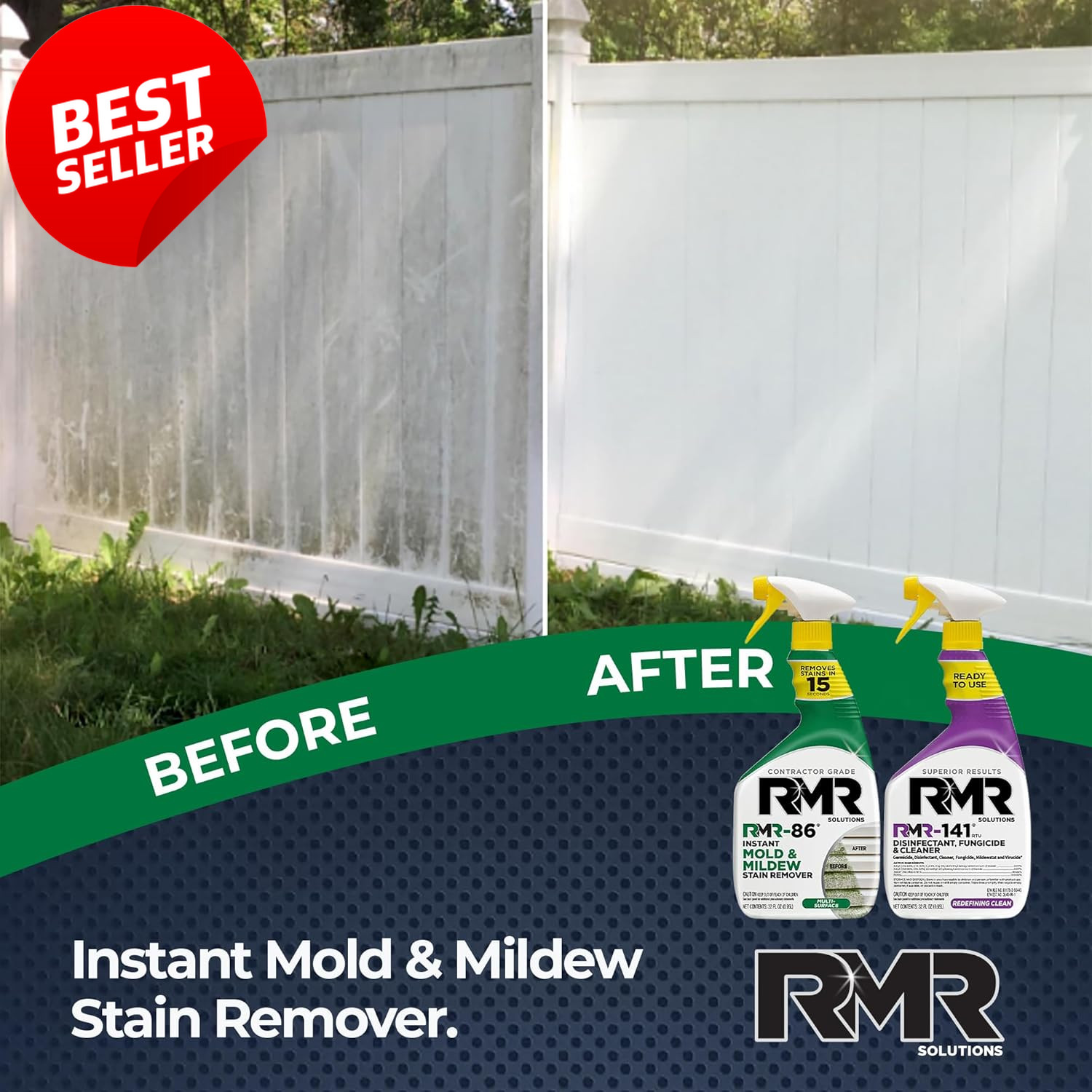 DIY Mold Remover Bundle 2x32oz Mold Killer Stain Cleaner Mildew Spray Kit US