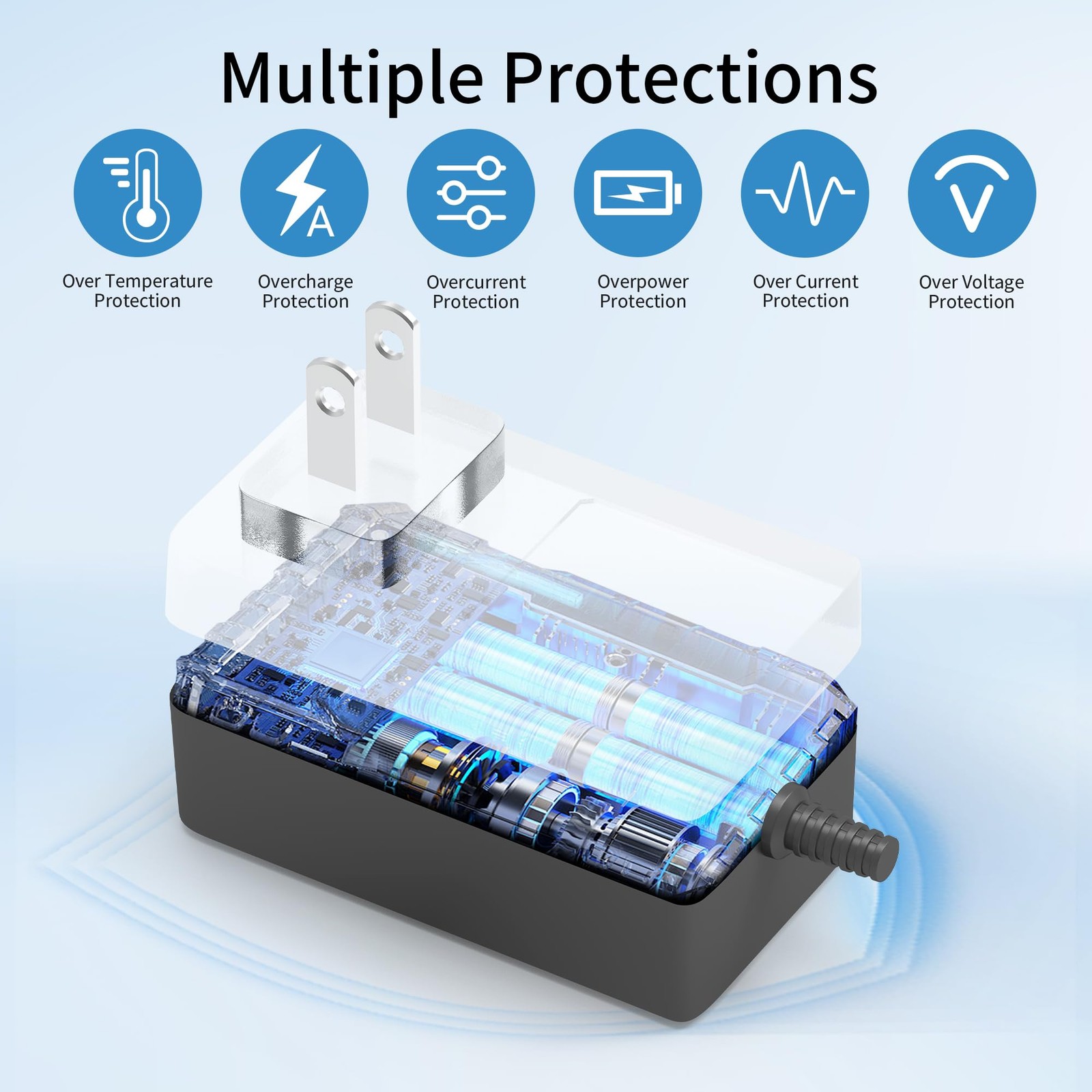 25.2V Charger for Pondee Robotic Pool Vacuum with Pondee X5 Cordless Cleaner …