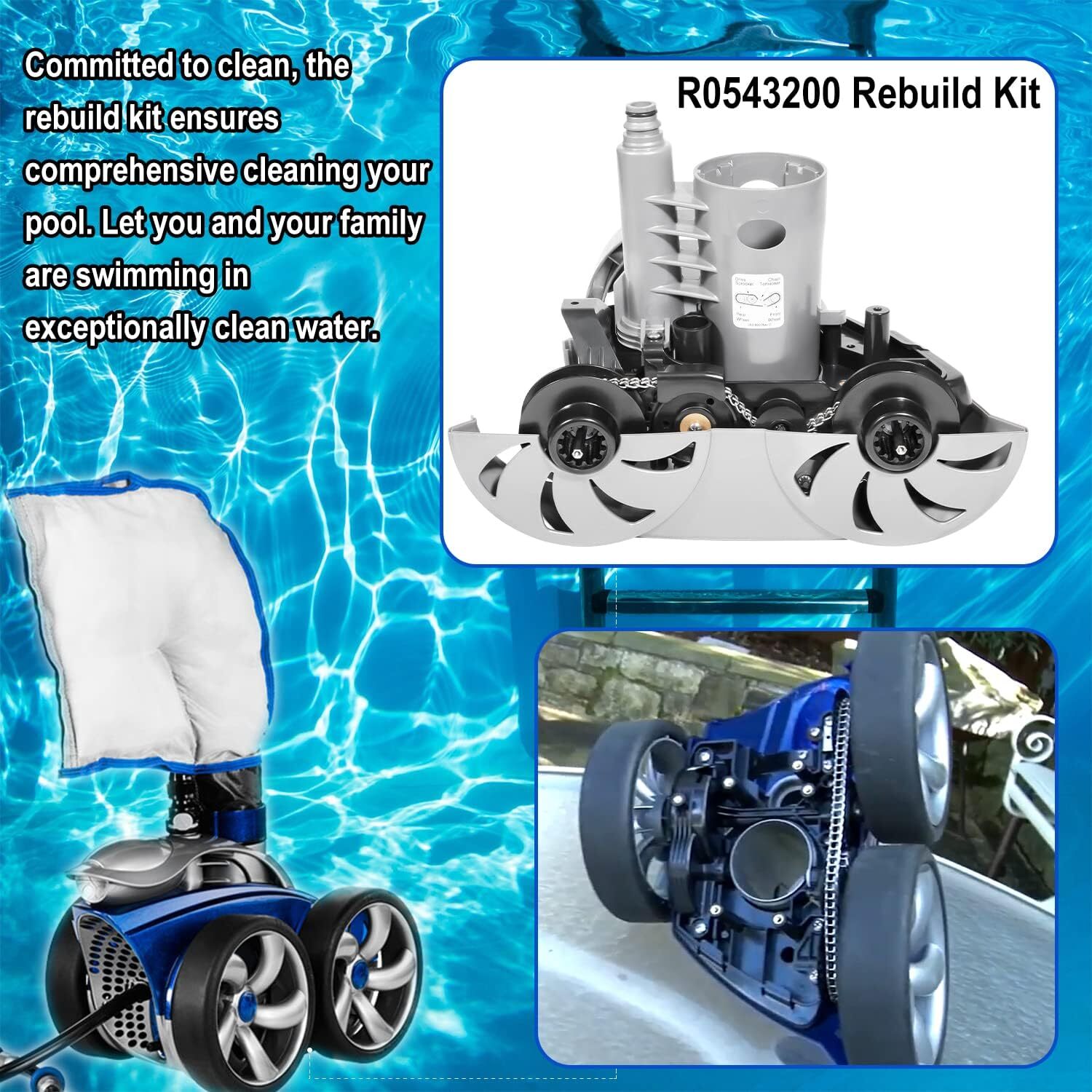 for All Zodiac Polaris 3900 Sport F6 Pool Cleaner Tune Up Rebuild Kit R0543200