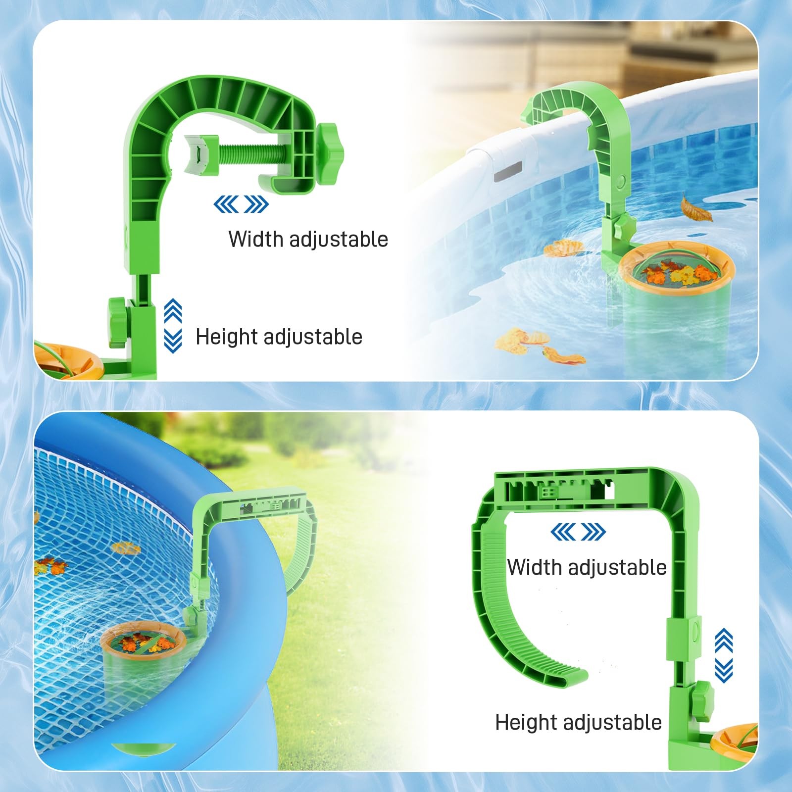 Pool Skimmer Baskets for Above Ground Pools – Filter Leaves, Hair, Bugs, Debris