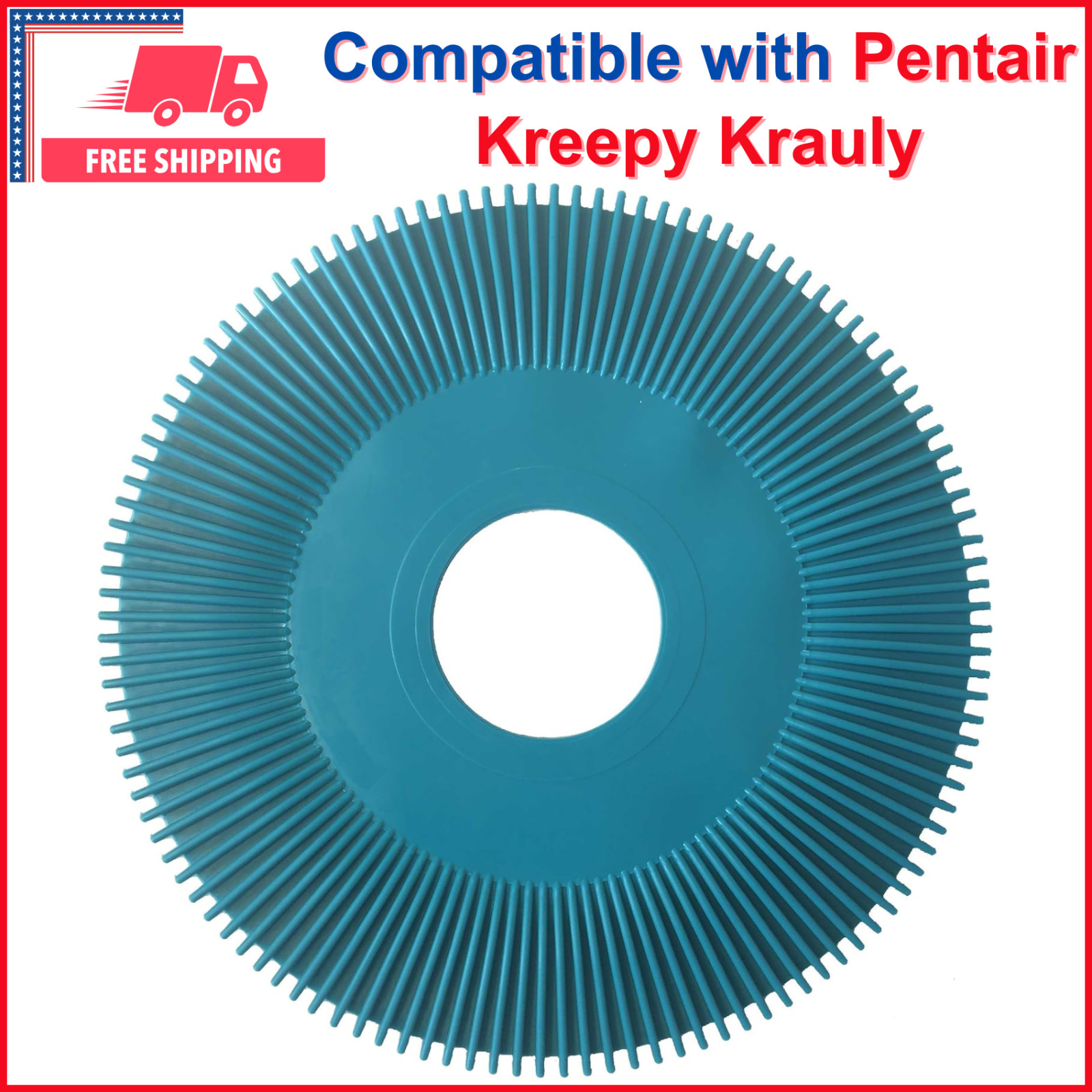 Universal Pool Cleaner Pleated Vacuum Seal Compatible with Pentair Kreepy Krauly