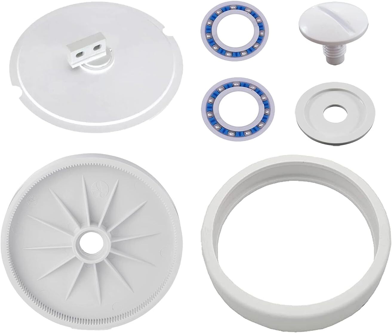 3 PK Large Wheel C6 Assembly with Axle/Bearing/Tire For Polaris 280 Pool Cleaner