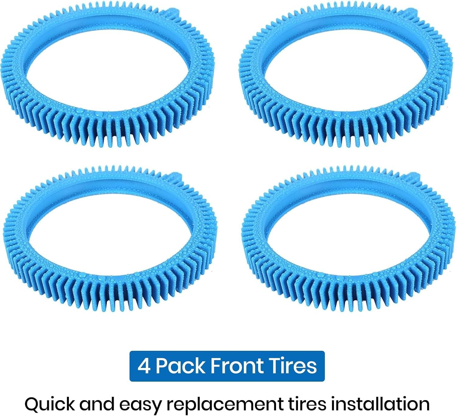 Replacement Tires with Super Hump, 896584000-143, 4-Pack, 6&Prime; OD 5.5&Prime; ID