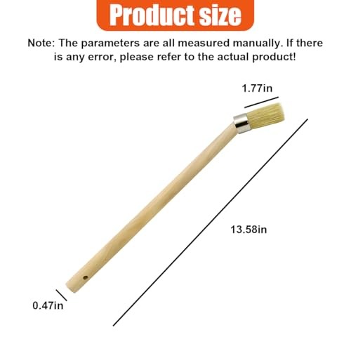 2PCS Car Curved Tire Mounting Paste Lube Brush, 45 Degree Angle Head Auto Wood