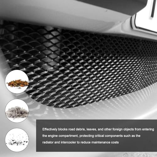Car Grille Mesh, 40&Prime; × 13&Prime; Multi Functional Auto Aluminum Grill Mesh with 4×8mm