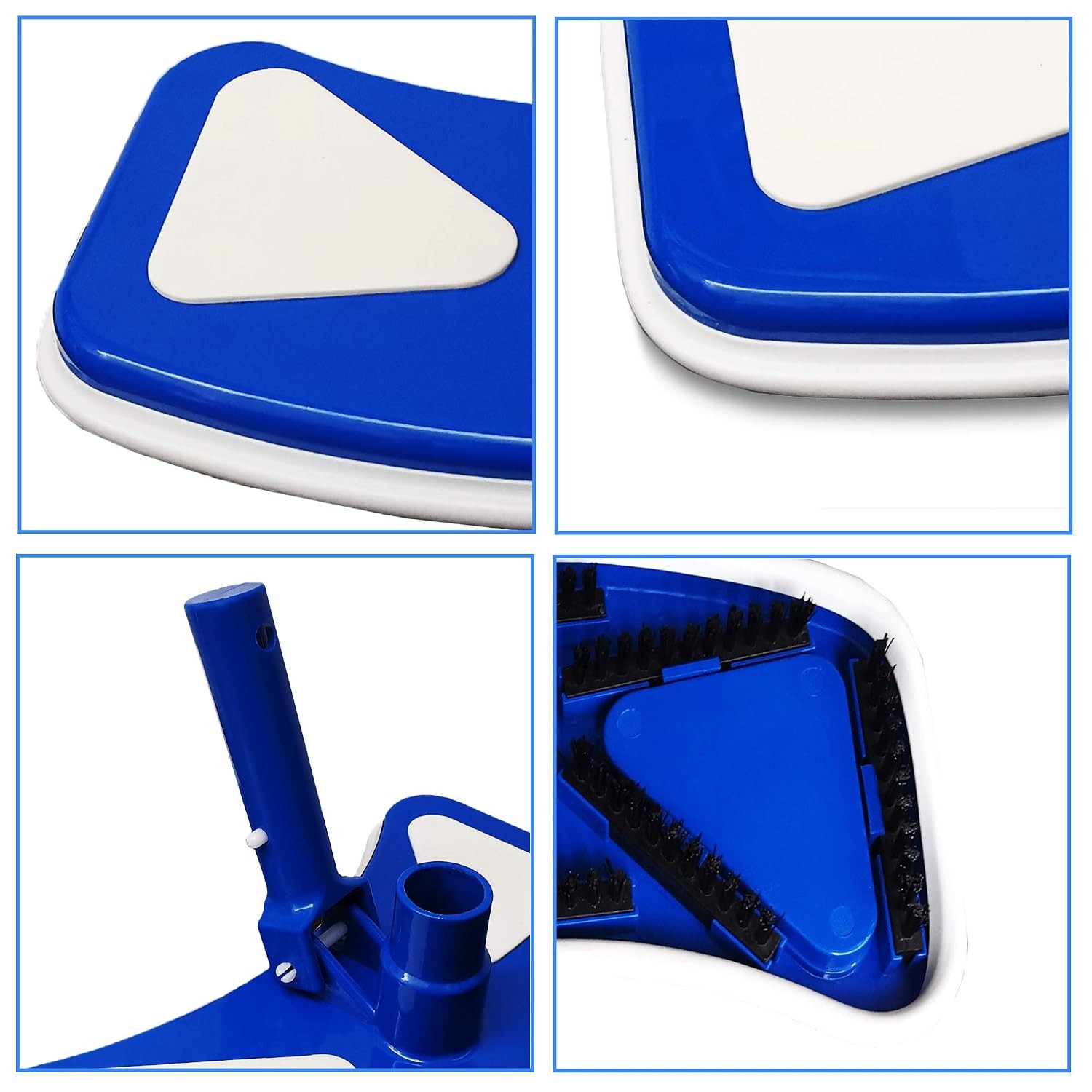 Weighted Butterfly Pool Vacuum Head with Nylon Brushes 11 Inch Pool Vacuum