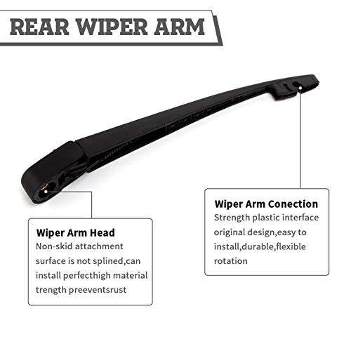 Rear Wiper Arm & Blade Kit,Exact-Fit Replacement for Mazda CX-30 2020-2024,OEM