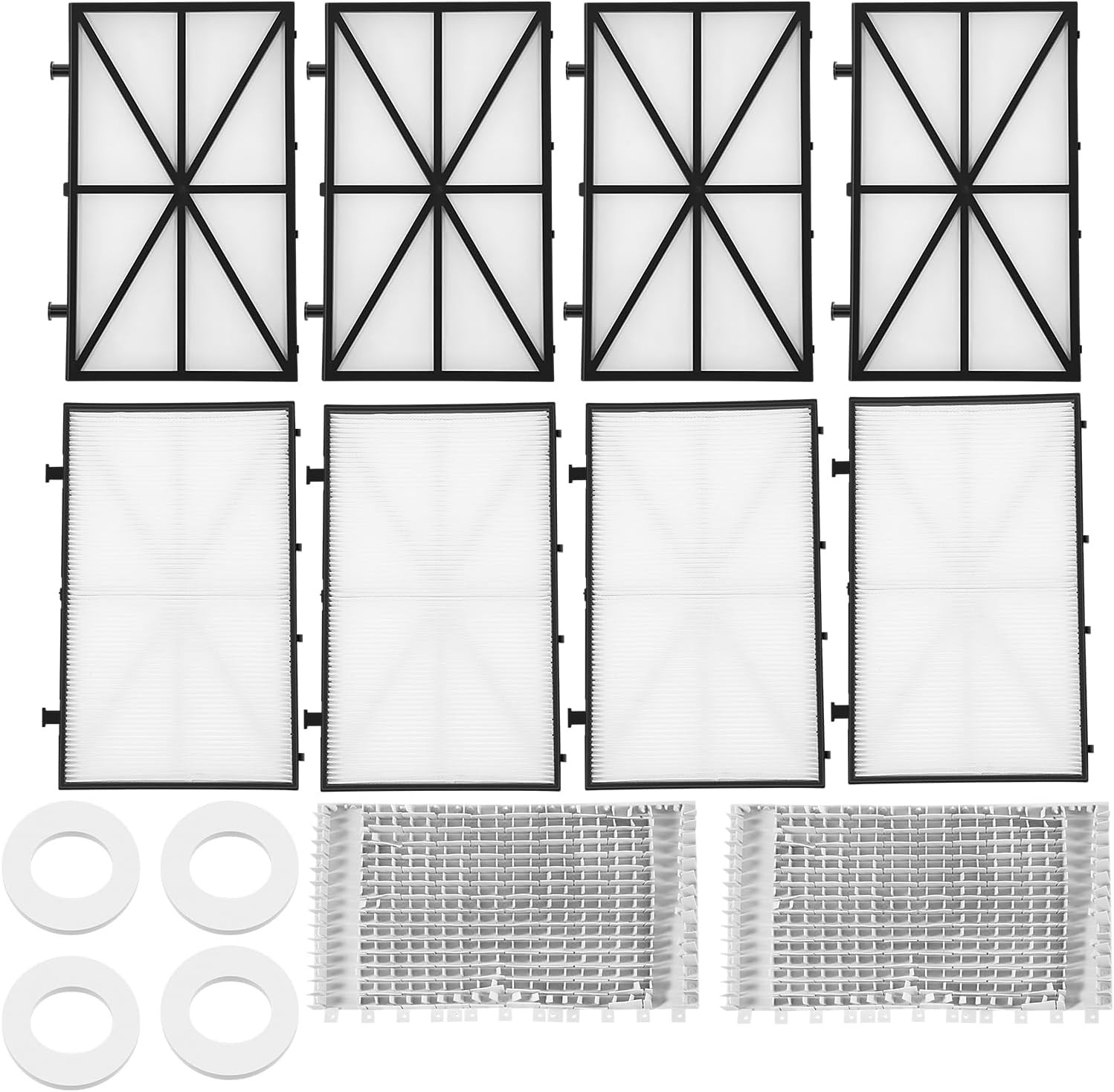 for Maytronics Dolphin Pool Cleaner Tune-up Kit w/Filter Panels,Brushes,Tracks