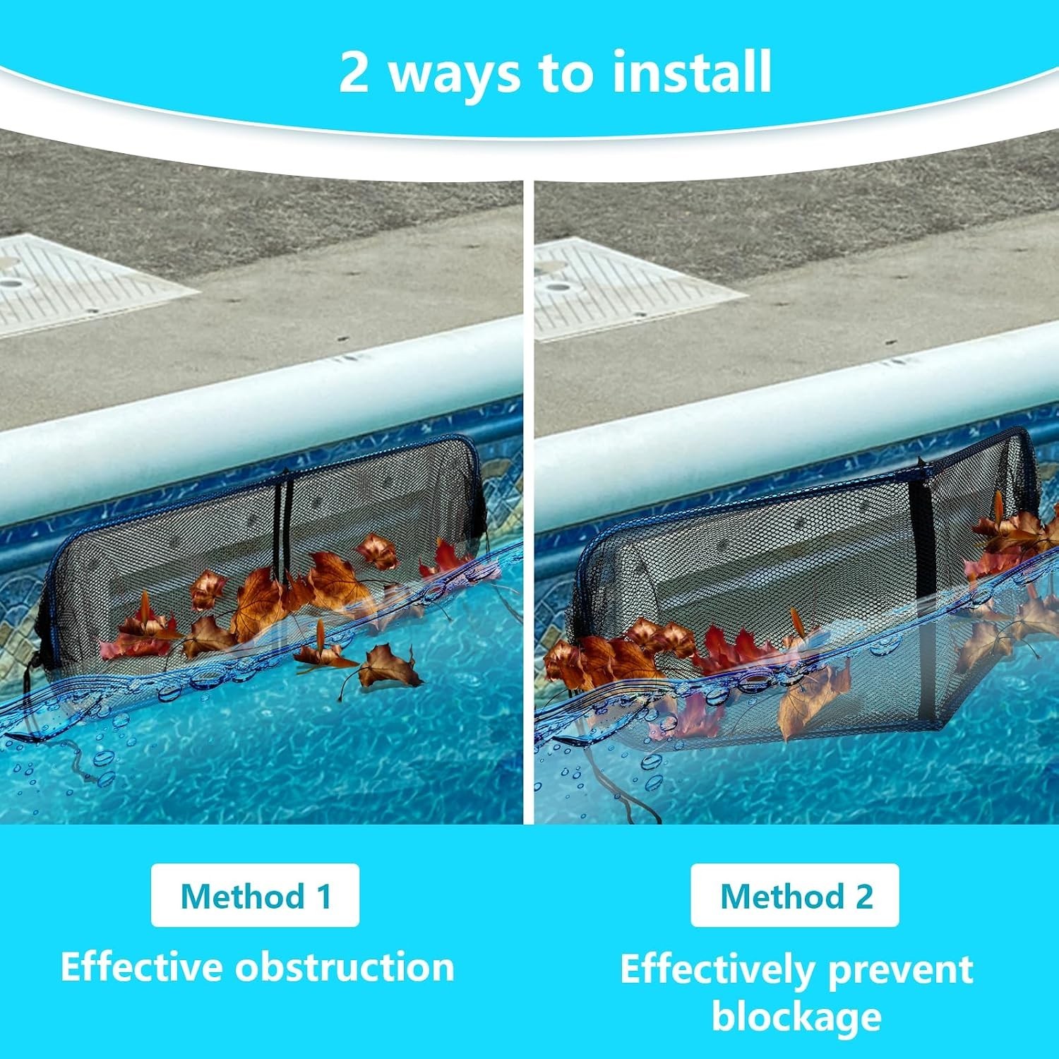 Anti-Rust Swimming Pool Skimmer Guard Net for Vinyl Pools