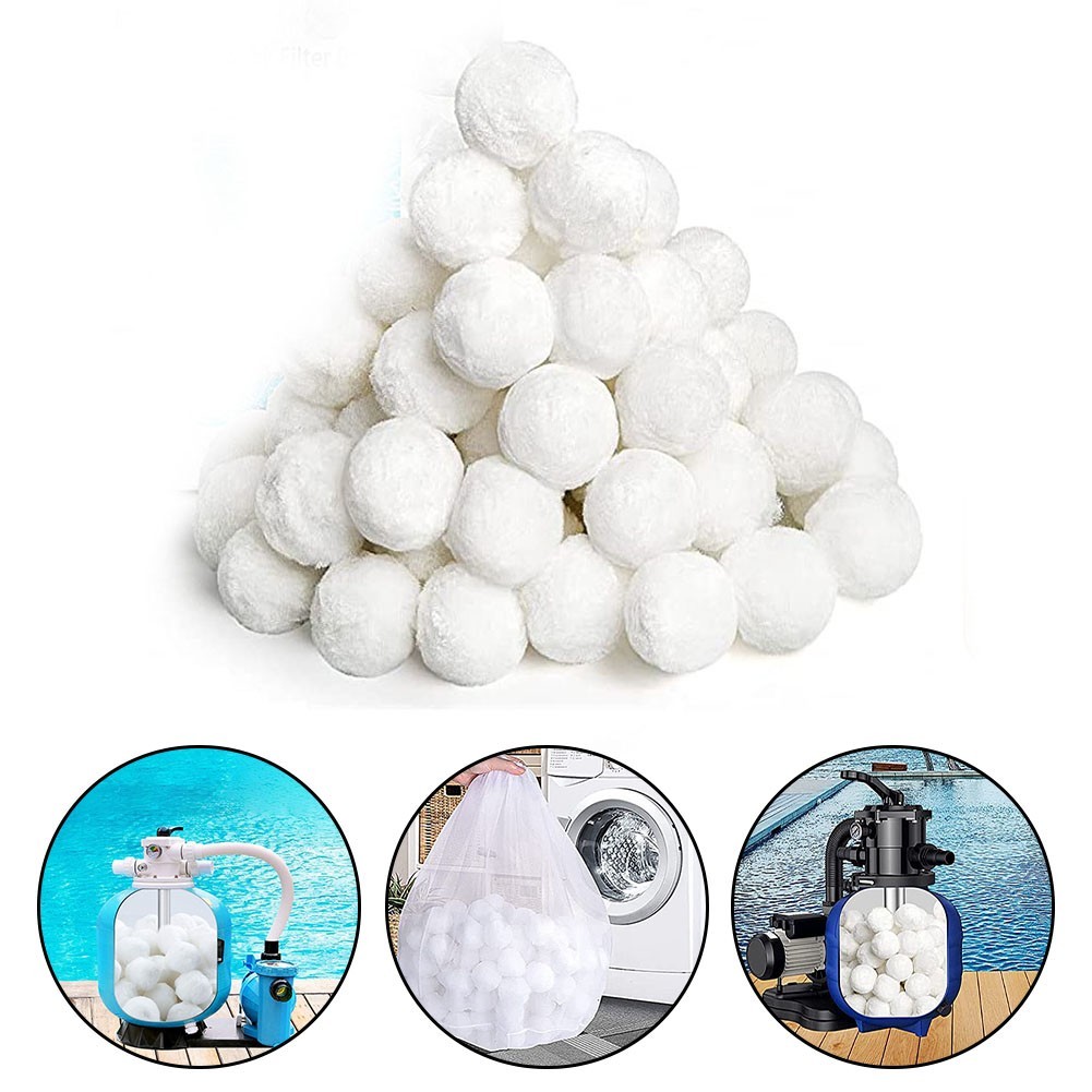 Long lasting and Easy to Maintain 5cm Pool Filter Balls for Swimming Pools