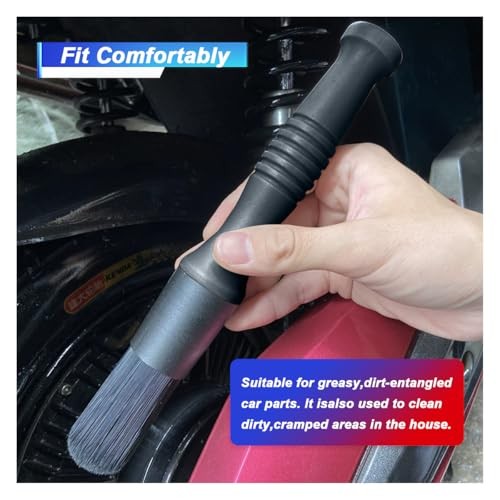 Black Car Parts Washer Brush – Bullet Head Parts Cleaning Brush