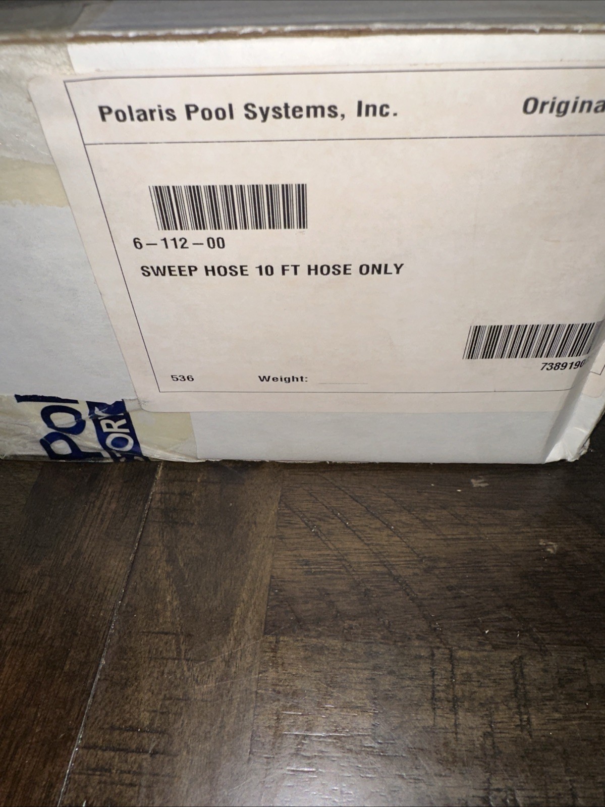 Polaris Sweep Hose 10 Ft 6-112-00 Hose only Original 611200
