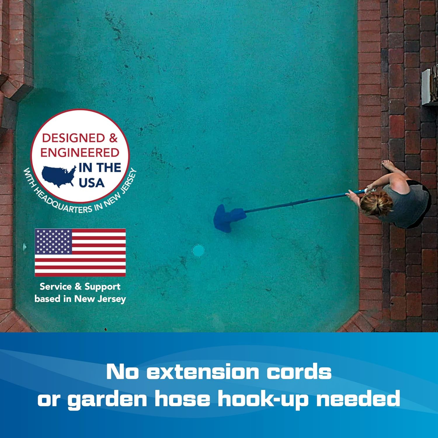 Max CG Cordless Pool Vacuum – Powerful Handheld Cleaner for All Pools