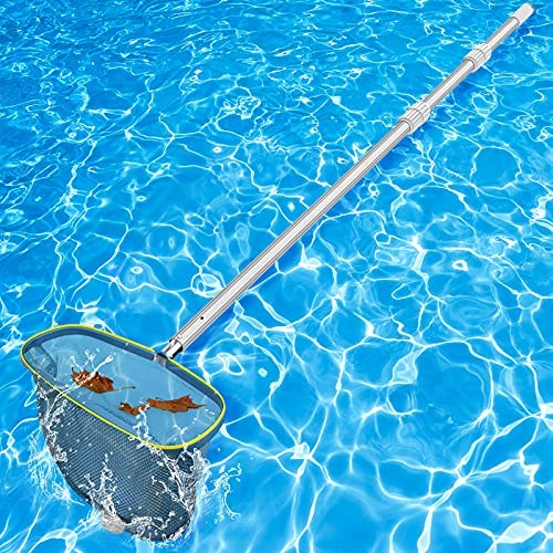 Professional 15 Foot Swimming Pool Pole Telescopic Aluminum Fits Pool 15 feet