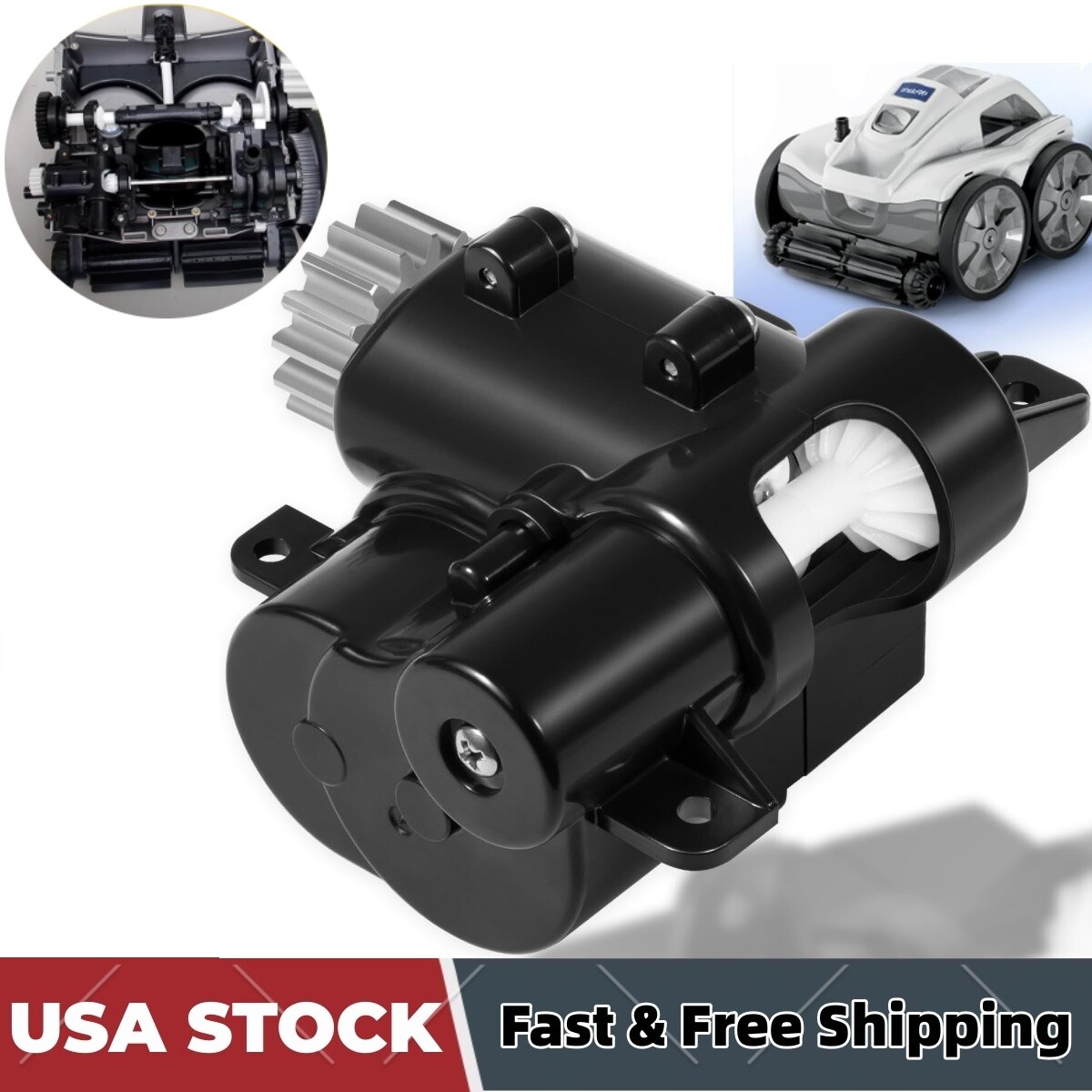 R0837300 Gearbox Assembly Fits For Zodiac Polaris Quattro P40/Sport Pool Cleaner