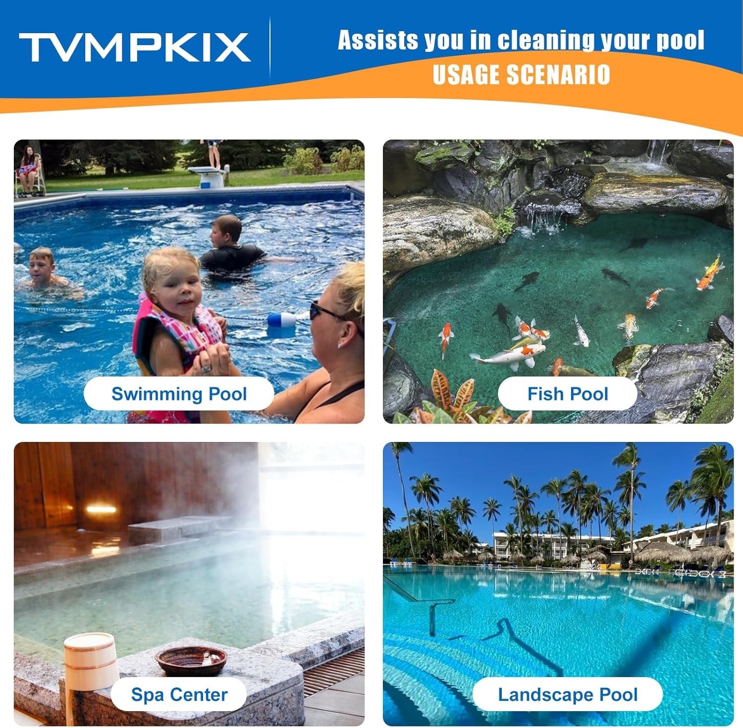 5-Pack Pool Cleaner Hose for Zodiac MX6 MX8 – 39” Twist-Lock Sections R0527700