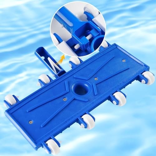 Pool Vacuum Head with Wheels 14 Inch Heavy Duty for Inground and Above Ground