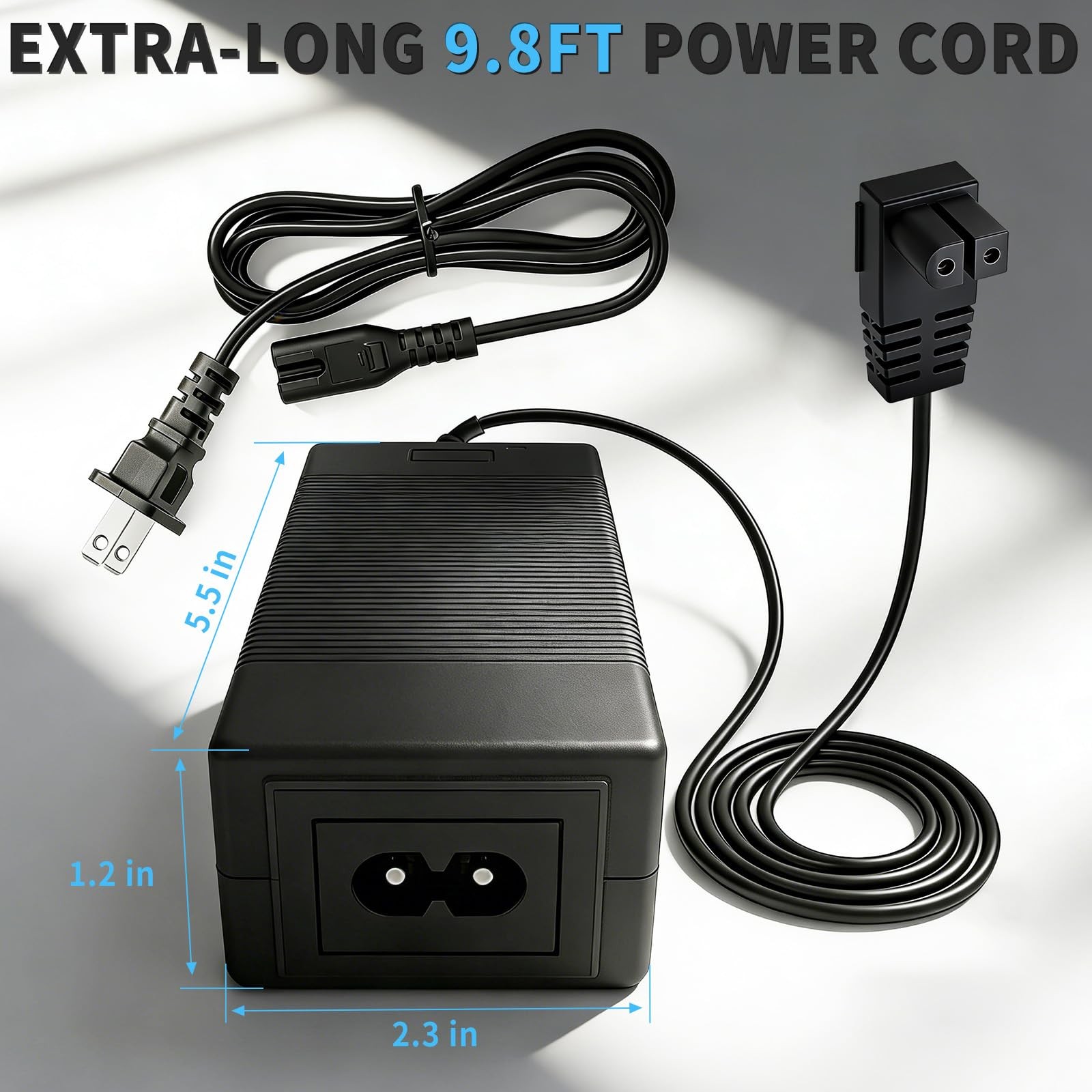 26V Power Adapter Charger for 21.6V Battery Pool Cleaner with Zyerch SAT30 an…