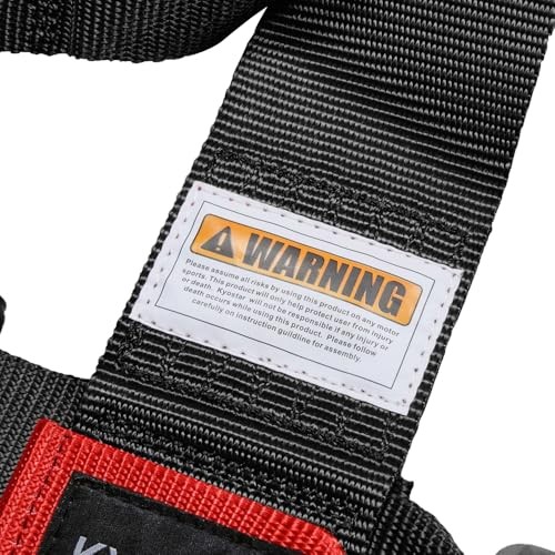 4 Point Harness 3 Inch with Ultra Soft Heavy Duty Black – 4 Point 3 Inch
