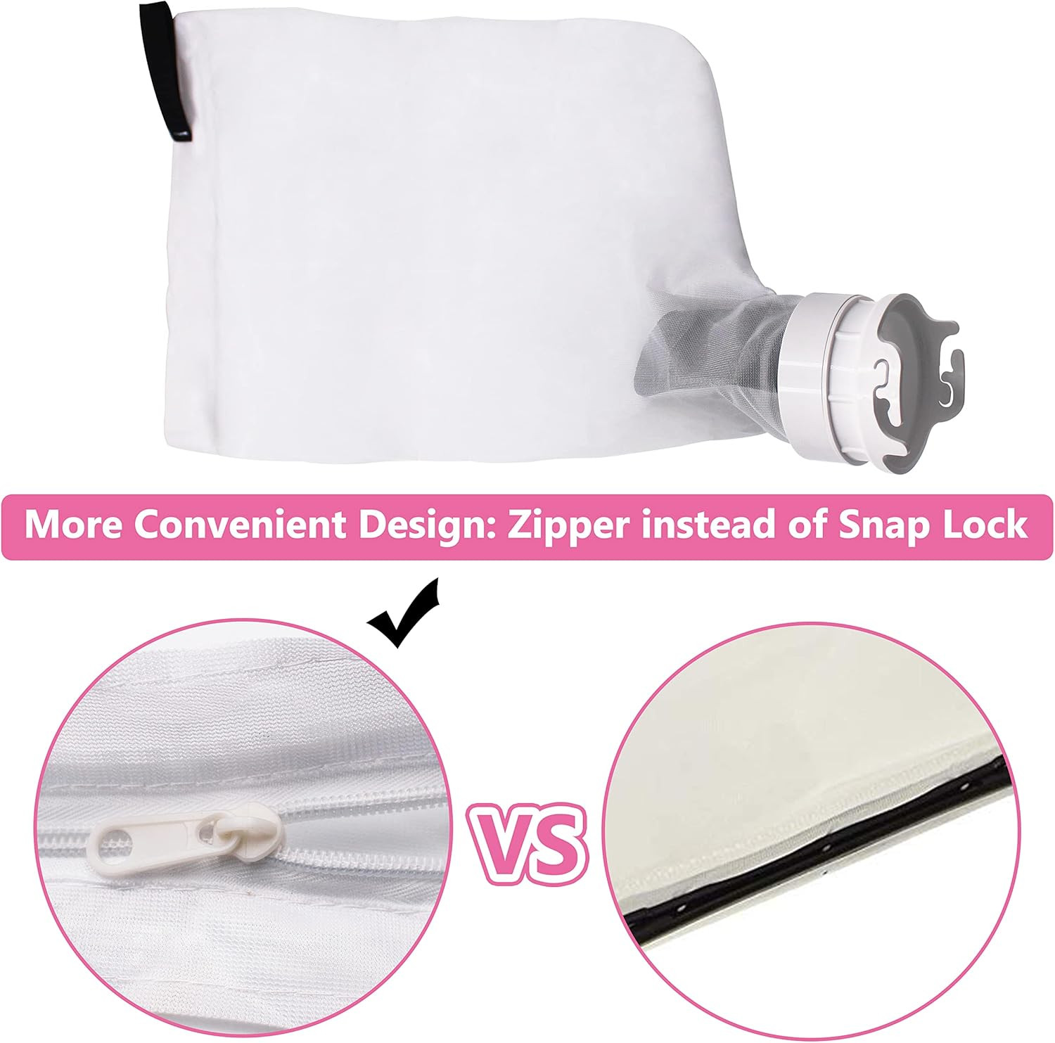 360002/EU16 Automatic Pool Cleaner Debris Bag with Zipper Compatible with Kreepy