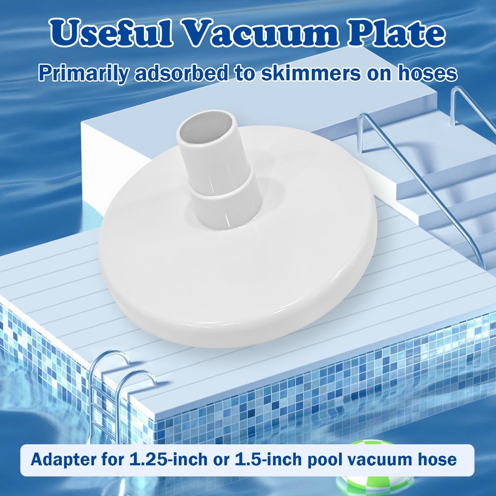 Fixidea Above Ground Pool Skimmer Kit- Wide Mouth Opening Thru-Wall Skimmer-