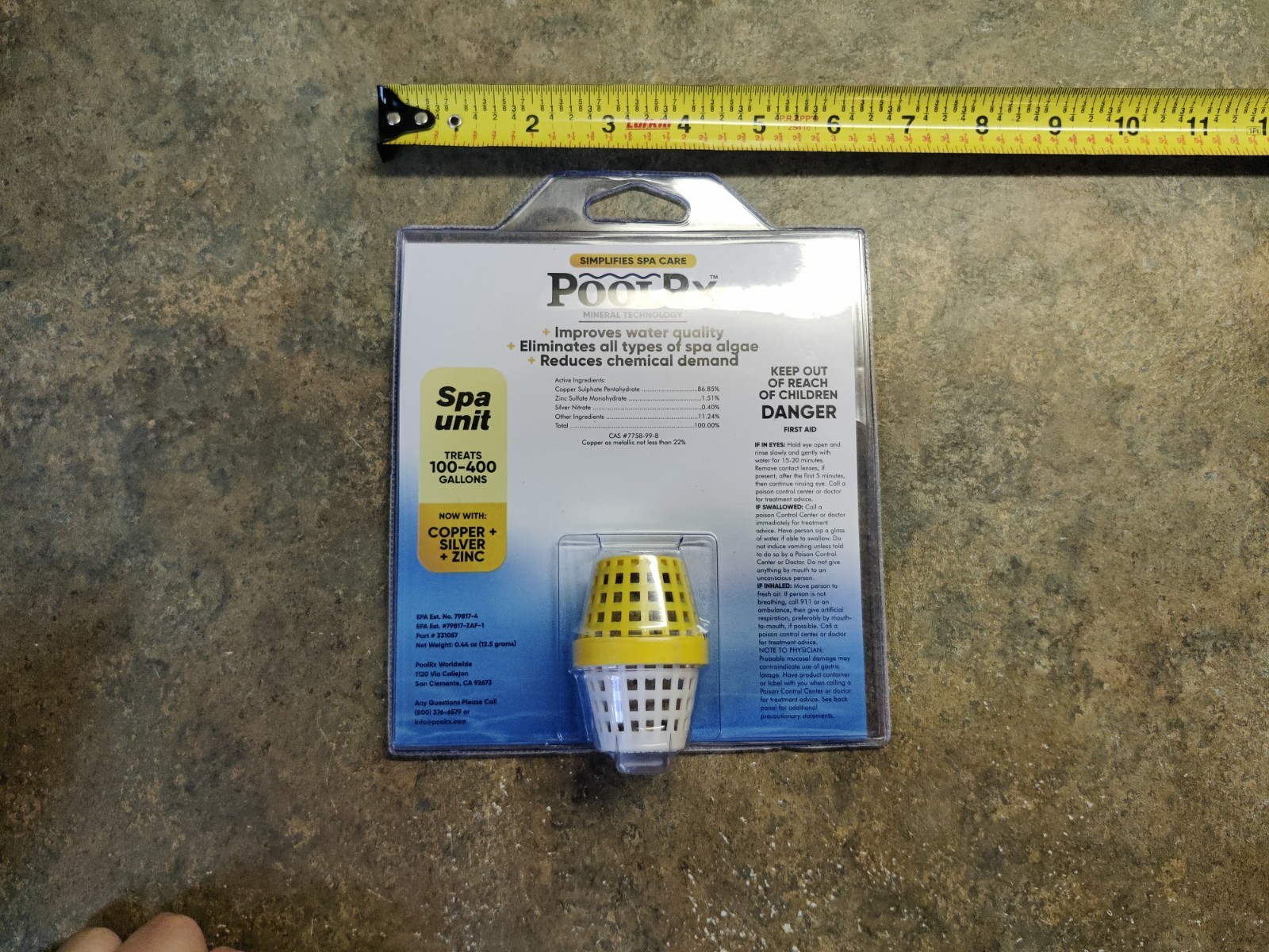 PooI RX+ Worldwide spa unit 100-400 gallons Free Shipping Pool Supplies Mineral