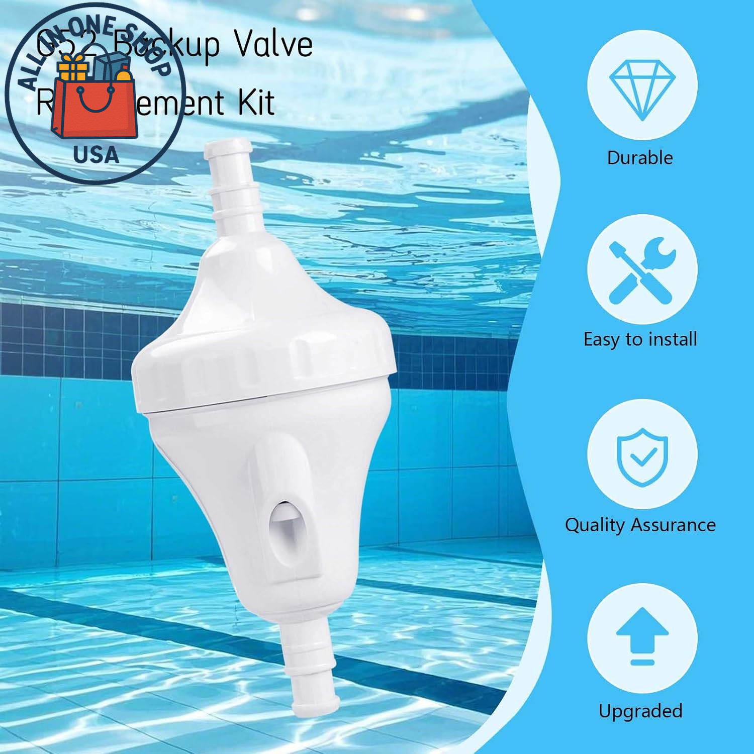 G52 Backup Valve Kit for Polaris 180, 280, 380, 480, 3900 Pool Cleaners