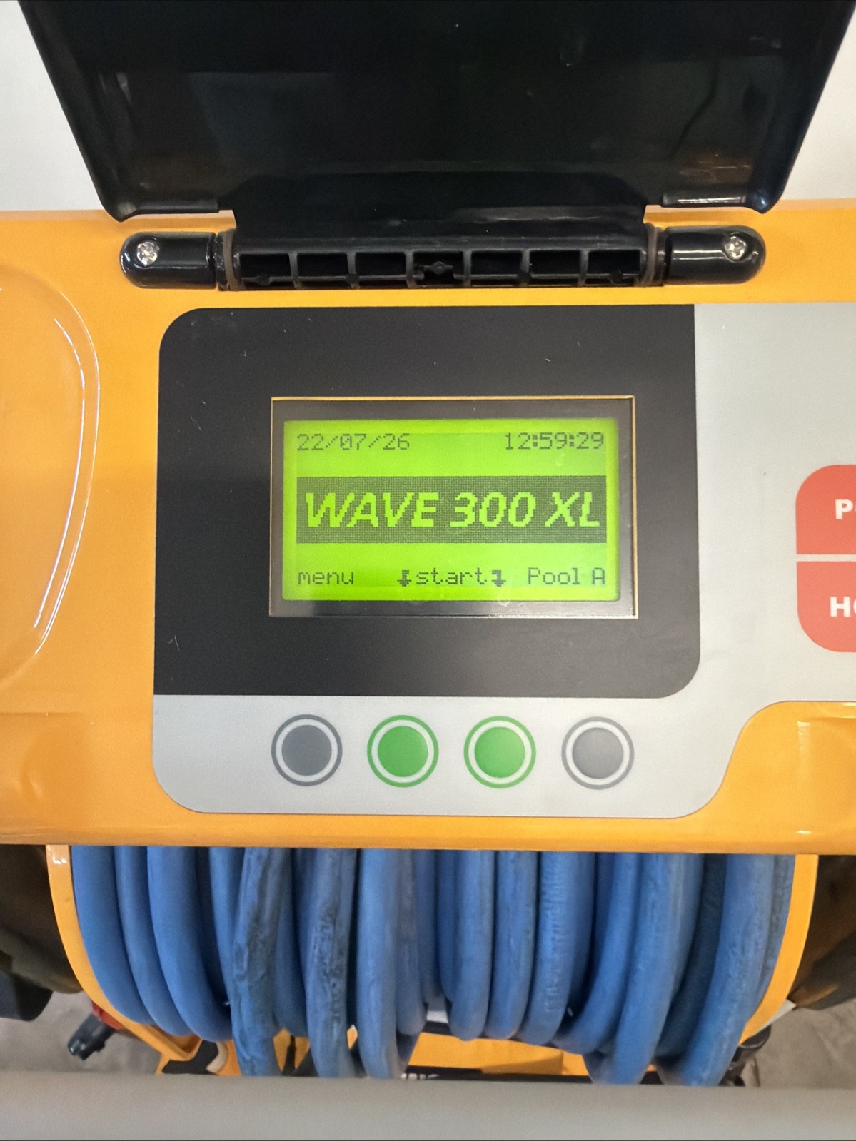 Dolphin Wave 300XL Pool Cleaner, Caddy Base Mount, and New Remote Control