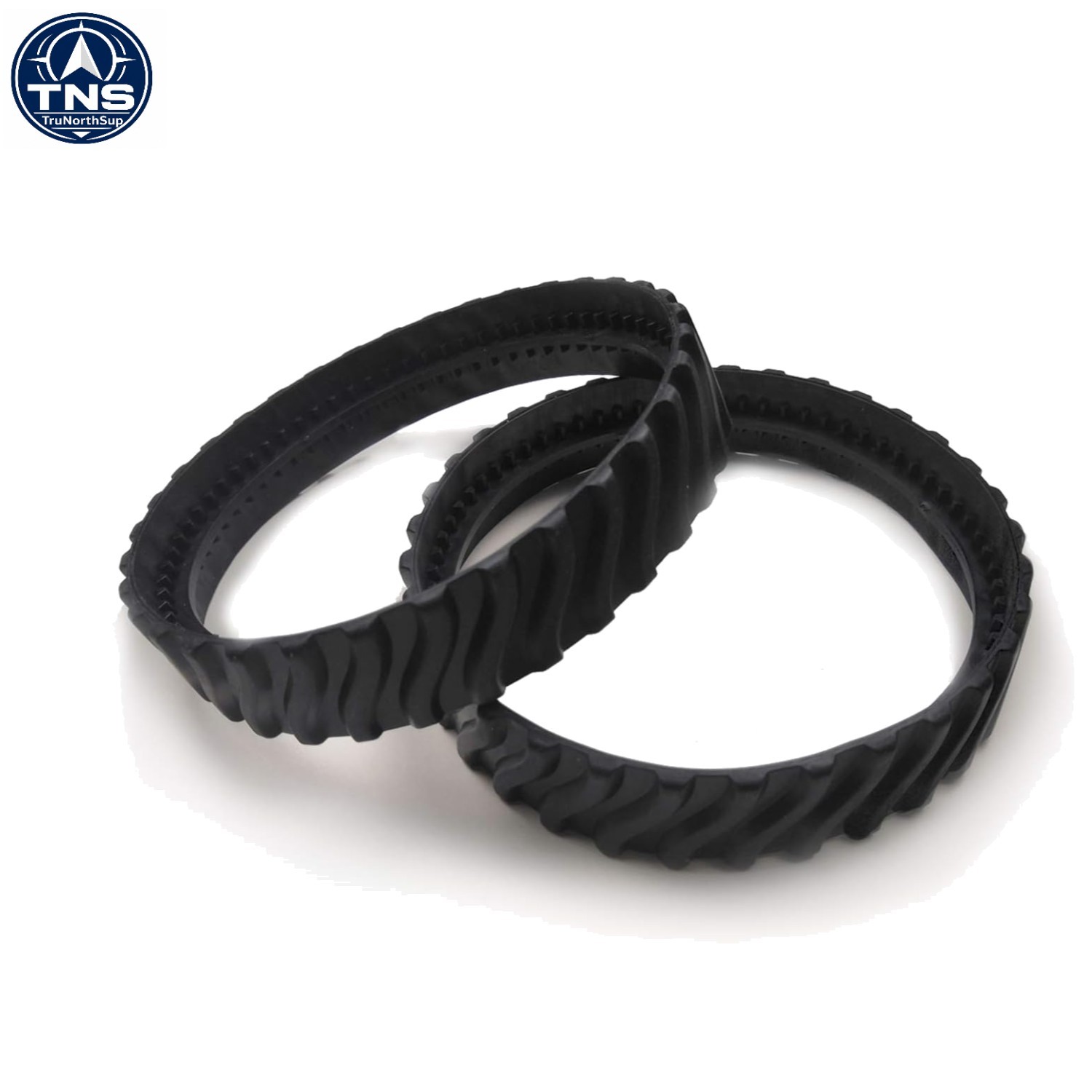 1 Pair R0526100 Heavy-Duty Rubber Replacement Tracks for MX6/MX8 Pool Cleaners