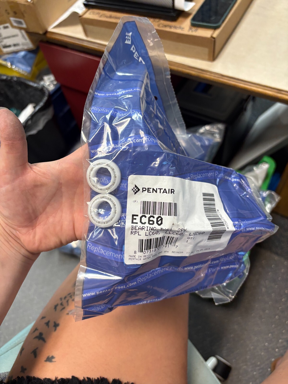 Bearing Ball 2-pack ( LC60, LLC60, LXC60 ) EC60