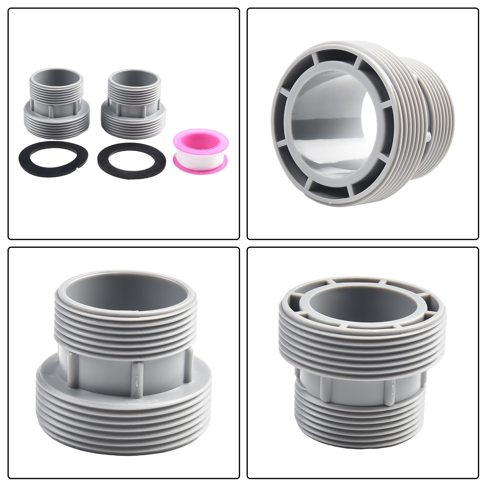 Reliable and Easy to Use 40mm to 1 12 Filter Hose Conversion Kit for Pools