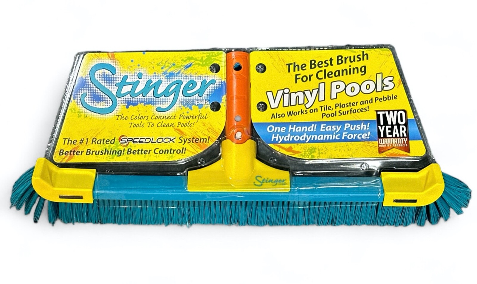 18&Prime; STINGER POLY BRISTLE WALL BRUSH FOR VINYL POOLS ONLY!! (OREQ – BR4018S)