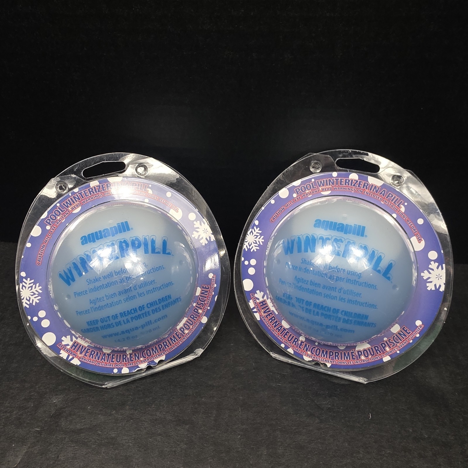 AquaPill WinterPill 2-Pack, All-In-One Pool Winterizer Ball, AP71, 30K Gal, New!