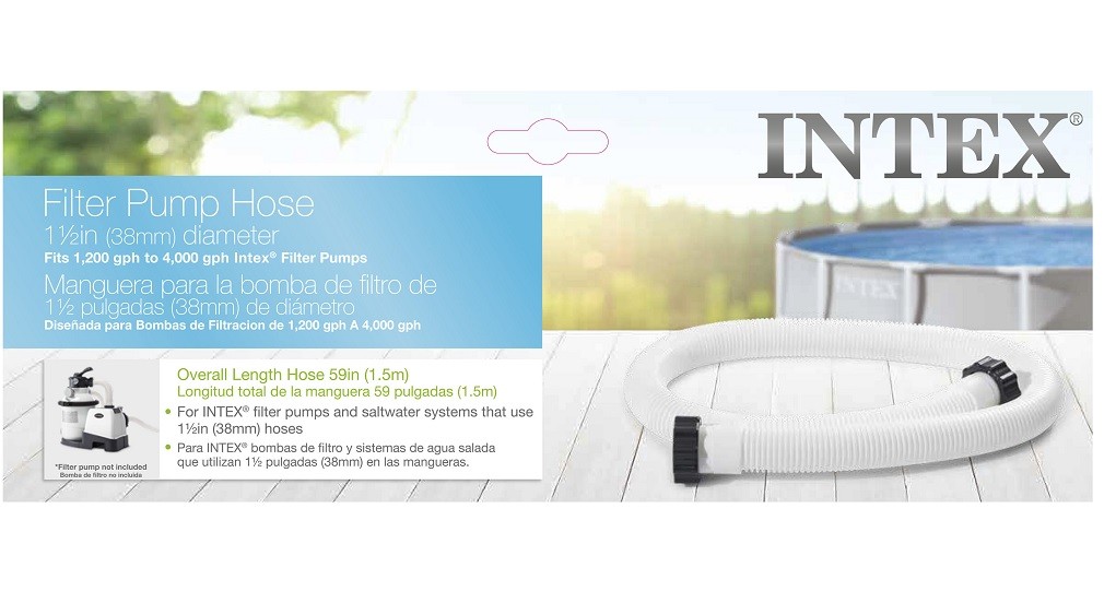 Replacement Intex 1.25 inch Accessory Hose for Filter Pumps 2Pack