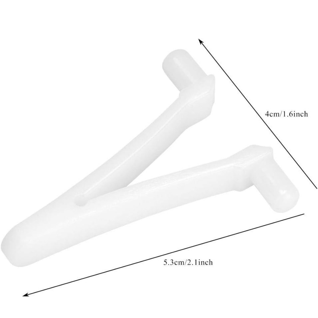 6 Pack Pool Pole Butterfly Clips Replacement for Skimmer Brush Vacuum Head